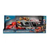 Set transportator cu SUV-uri, Maxx Wheels, Rosu, 45 cm