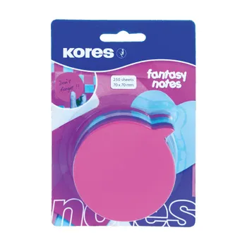 Notes autoadeziv Kores, idee, 250 file, multicolor