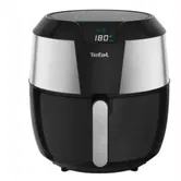 Friteuza fara ulei Tefal Easy Fry XXL EY701D15, 1850W, 1.6kg, Temperatura ajustabila, 8 programe, Functie Auto OFF, Tehnologia 3D Air Pulse (Negru/Inox)