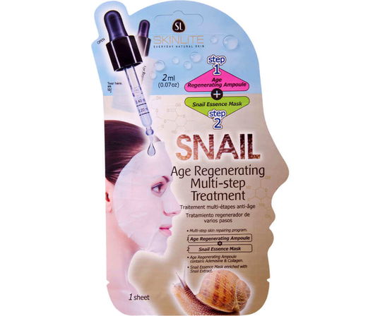 Masca tratament anti-aging in 2 pasi cu extract de melc, Skinlite