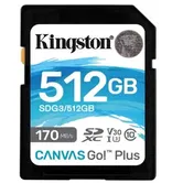 Card de Memorie SD Kingston Canvas GO Plus, 512GB, Class 10