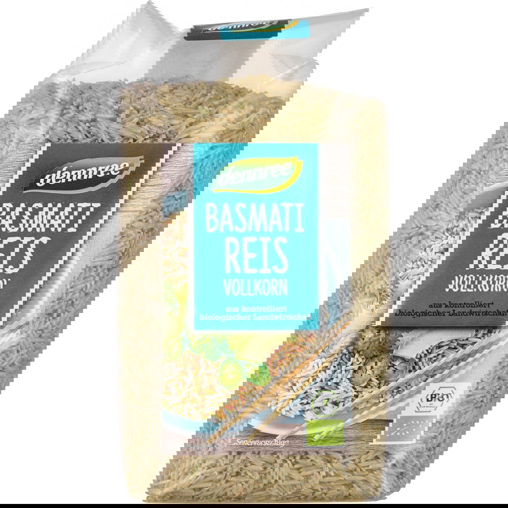 Orez eco basmati integral, 500g, Dennree
