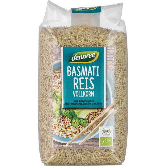 Orez eco basmati integral, 500g, Dennree