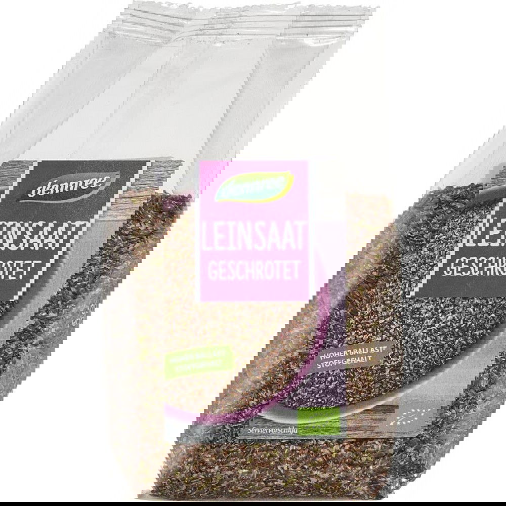Seminte de in eco zdrobite, 200g, Dennree