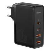 Incarcator Retea Baseus GaN2 Pro CCGAN2P-L01, Quick Charge, 2 x USB Type-C, 2 x USB, 100W (Negru)