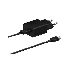 Incarcator Retea Samsung EP-T1510XBEGEU, 15W, USB Type-C, cablu inclus (Negru)