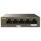 Switch Tenda TEG1105PD Gigabit, 4 Porturi, POE