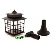 Lampa solara tip felinar FLINK FK-LS-FLN, 1.5 lumeni, 1 Led, Lumina rece, IP44 (Negru)