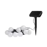 Kit panou solar Flink FK-FS-086-KIT, 1.5 lumeni, 10 LED-uri, Lumina calda, IP44 (Negru)