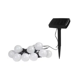Kit panou solar Flink FK-FS-086-KIT, 1.5 lumeni, 10 LED-uri, Lumina calda, IP44 (Negru)