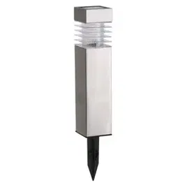 Lampa solara FLINK FK-LS-11115, 1 LED, Lumina rece (Argintiu)