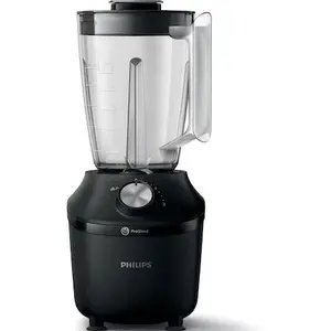Blender Philips Seria 3000 HR2191/01, Sistem ProBlend, capacitate maxima 2L, 2 viteze, zdrobeste gheata, aplicatia NutriU (Negru)