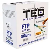 Cablu FTP OEM KAB-TED8, cupru, CAT 5E