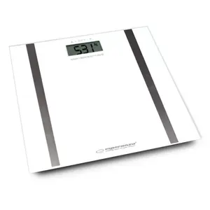 Cantar Digital Corporal Esperanza Samba EBS018W, 180 kg (Alb)