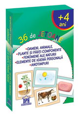Oameni, animale, plante, fenomene ale naturii, elemente de igiena, anotimpuri - 36 de jetoane |