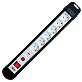 Prelungitor TED Electric PS-TED6-10, 6 prize, 10 m (Negru/Alb)