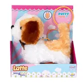 Jucarie de plus interactiva, catelus Latte, Puffy Friends
