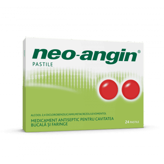 Neo-Angin, 24 pastile, Divapharma