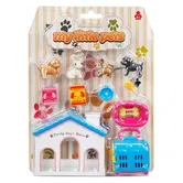 Set de joaca, mini animalute de companie, Rising Toys, Catelusi