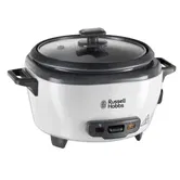 Aparat de gatit orez Russell Hobbs 27030-56, 300 W, 0.8 L, Mentinere automata la cald (Alb/Negru)