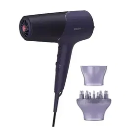 Uscator de par PHILIPS Seria 5000 BHD514/00, 2300 W, 2 viteze, 3 trepte de caldura, Tehnologie ThermoShield (Mov)