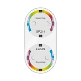 Priza smart dubla Gosund SP211, Control prin aplicatie, Programare si timer Putere max. 3680 W, Curent 16 A (Alb)