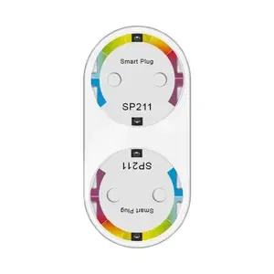 Priza smart dubla Gosund SP211, Control prin aplicatie, Programare si timer Putere max. 3680 W, Curent 16 A (Alb)