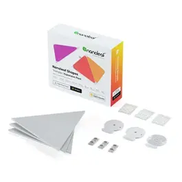 Pachet 3 Panouri luminoase Nanoleaf Shapes Triangles, 16 Milioane culori, Iluminare LED RGBW, Temperatura culoare reglabila