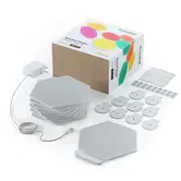 Kit 9 Panouri luminoase Nanoleaf Shapes Hexagons, 16 Milioane culori, Tehnologie LED RGBW, Cablu 2.5 m