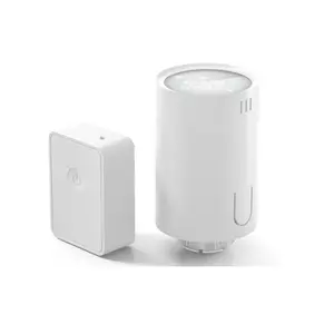 Kit cap termostatic cu hub pentru calorifer Meross MTS150H, Control aplicatie, Wi-Fi (Alb)