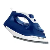 Fier de calcat Tefal Express Steam FV2838E0, 2400 W, Jet de abur 180 g/min, Abur variabil 0-40 g/min, 270 ml, Functie anticalcar (Alb/Albastru)
