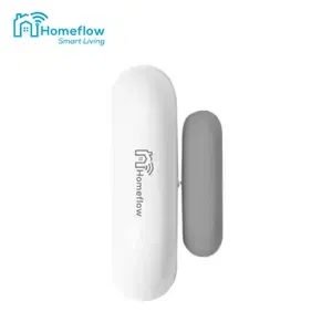 Senzor de contact pentru usi si ferestre Wireless Homeflow S-2001, Compatibil cu Google Assistant si Amazon Alexa (Alb)