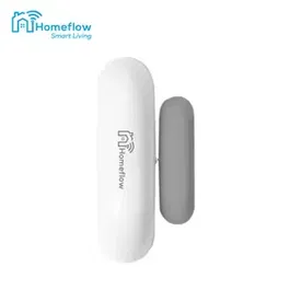 Senzor de contact pentru usi si ferestre Wireless Homeflow S-2001, Compatibil cu Google Assistant si Amazon Alexa (Alb)