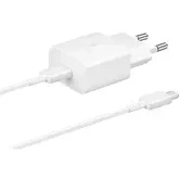 Incarcator Retea Samsung EP-T1510XWEGEU, Quick Charge, USB Tip-C, Cablu 1m, 15W (Alb)