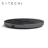 Incarcator Wireless Fast Charge Satechi, USB Type C, 10W, Certificat QI (Negru)