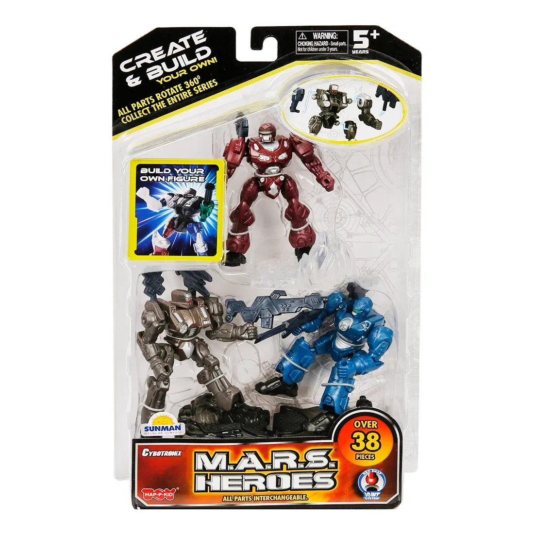 Set figurine Spatiale, Happy Kid, M.A.R.S.