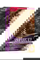 Vopsea de par permanenta Blond Inchis 6/0 Color Perfect, 135ml, Wella