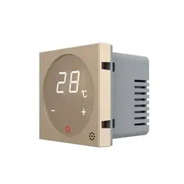 Modul termostat Livolo pentru sisteme de incalzire electrice – Serie noua (Auriu)
