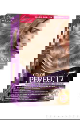 Vopsea de par permanenta Blond Deschis Perlat Stralucitor 8/18 Color Perfect, 135ml, Wella