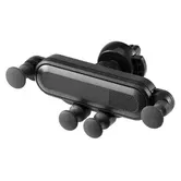 Suport auto universal Omega OUCHAVS, prindere pe grila de ventilatie, 4.7" - 6.5" (Negru)