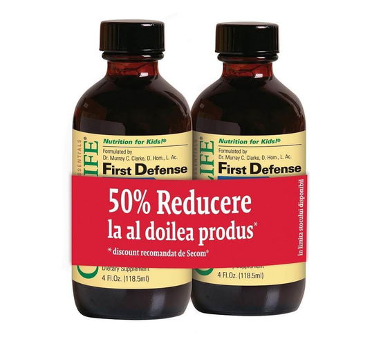 Pachet First Defense Childlife Essentials, 118,5 ml + 118,5 ml, Secom
