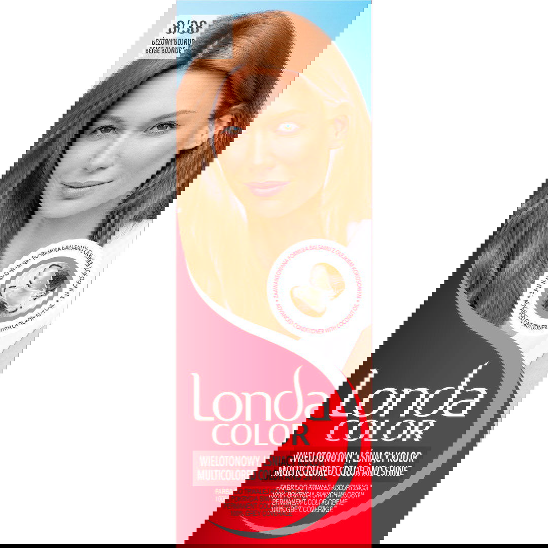 Vopsea de par permanenta 8/38 Blond bej, 110ml, Londa Professional