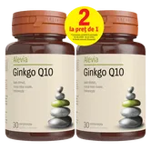 Pachet Ginkgo Q10, 30 comprimate, Alevia (1+1)
