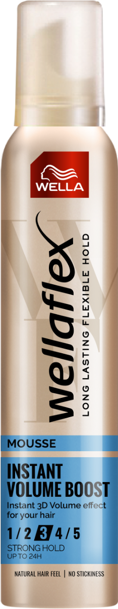 Spuma pentru par cu grad de fixare 3 Instant Volume Boost Wellaflex, 200ml, Wella