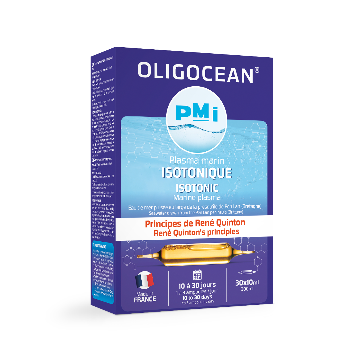 Plasma marina Quinton Izotonic, 30 fiole x 10ml, Oligocean