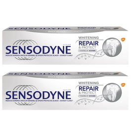 Pachet Pastă de dinți Whitening Repair & Protect Sensodyne, 75 ml + 75 ml, Gsk