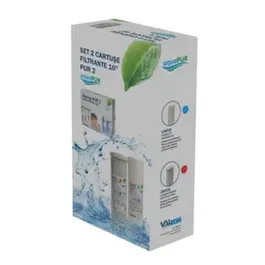 Set 2 cartuse filtrante Valrom aquaPUR 10” PUR2