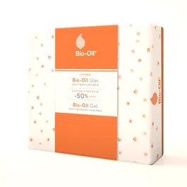 Pachet Ulei pentru ingrijirea pielii, 200 ml + 50% reducere la Gel pentru îngrijirea pielii uscate, 100 ml, Bio Oil