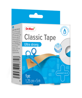 Dr. Max Plastic tape transparent, 1.25cm x 5m