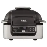 Friteuza cu aer cald Ninja AG301EU, 1750 W, 5.7 L, 5 functii de gatit customizabile (Negru/Gri)